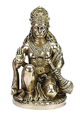 EfinitoBrass Shri Hanuman ji Idol (11 Inch Height)