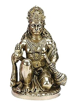 EfinitoBrass Shri Hanuman ji Idol (3 Inch Height)