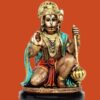Fabric Hanuman Idol, 9x10x20 cm, Multicolour