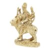 Brass Statue/Idol of Goddess Devi Durga Sherawali ShivShakti | Product Dimensions - LxBxH - 4x2x6 Inch, Weight - 850Gm