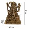 Brass Kali MATA Idol L- 4.5 cms, B- 1 cms, H- 6 cms Antique Gold 1pc