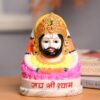 Resin Khatu Shyam Ji Statue, Shyam Baba Idol for Home Temple, Pooja Idols, Multicolor Home Decor