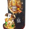 Acrylic Baba Ganapti Idol for Car Dashboard Decorative Showpiece - 6.35 cm