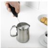 Ikea Stainless Steel Milk Frother 303.011.67 (Black)