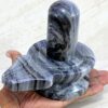 Big Size Grey/Black Natural Stone Shiva Lingam Idol for Daily Pooja