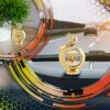 Gold Plated Peacock Shape Hanuman Idol for Car Dashboard