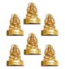 Return Gift for Women Ganesh Idol (Pack of 6), Diwali Gifts, Baby Shower Return Gifts, Wedding Gifts, Birthday Return Gifts(Brass, Gold)