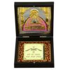 24 K Gold Coated Khatu Shyam Baba,khatu shyam ji Photo Frame Charan Paduka Decorative Showpiece, Devotional Prayer Box,Gifting, Pooja Mandir | Home Dcor
