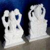 7" (Big Size) - Ganesh Laxmi Idol - Marble Pooja Puja Lord Ganesh Ganpati Ganesha Laxmi Lakshmi Idol, Statue, Murti