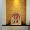Antique White Metal Lord Ram Darbar Idol For Home Decor and Puja Article(25.4 cm x 15.24 cm) (GOLD)