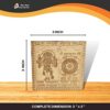 Panchmukhi Hanuman Yantra for Vastu Remedies, South Facing Main Door Entrance