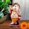 - Dancing Ganesha Idols for Home Decoration - Ganpati Idols for Home Decor - (Size: L x B x H : 3 x 3 x 6.2 inches) (Model 26)