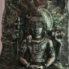 Stone Shiva Idol - 10 cm Height, 6 cm Length, Standard, Black