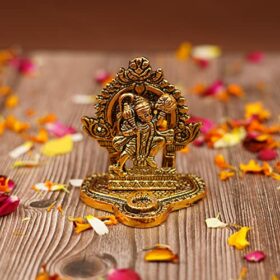 Hanuman Ji Murti Blessing with GLord Balaji Bajrangbali Sankat Mochan Bhagwan Idol for Temple Car Dashboard Home Decor Statue Gift