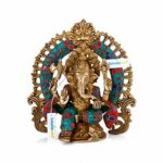 Ganesha Brass Idol Statue - Home Decor Figurine