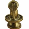 Handmade Brass Lord Shiva Lingam Sculpture Statue