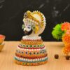 Khatu Shyam Ji Statue - Multicolor Polyresin Idol for Home Temple and Pooja Decor