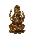 Lord Ganesha Idol Showpiece for Home Decor, Office, Diwali Gift, Standard Size, Multicolor, Pack of 1