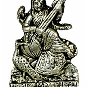 Goddess Saraswati Panchdhatu Idol by Efinito