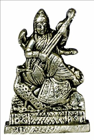 Goddess Saraswati Panchdhatu Idol by Efinito
