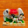 Marble Krishna with Cow Idol Statue Janmashtami Showpiece for Home Living Room Decoration Item - Gifts for Family and Friends