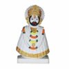 Beautiful Shree Shyam Darbar Marble Idol of Khatu Shyam (Small, Darbar White Face)