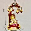 Resin Lord Ganesha Idols for Home Decor/Car Dashboard - Small