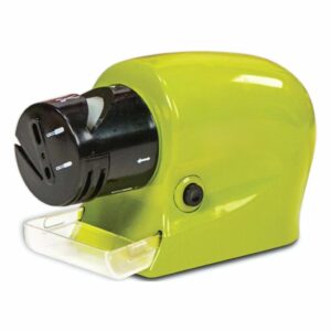 Elevea ???? ?????????? ???????????????? Electric Knife Sharpener - Swifty Sharp Motorized Tool with Rotating Sharpening Stone for Fast and Effortless Blade Restoration