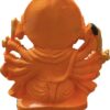 Orange Panchmukhi Hanuman Idol 6 Inch Marble Resin Statue for Pooja Home Decor