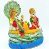Vishnu Laxmi Narayan Idol in Sheshnag, Unbreakable, 19cm, Multicolour