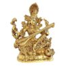 Astadhatu- Brass Shree Maa Saraswati Idol (3 Inch Height)