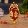 Ganesha Diya Idol Statue - Brass Gold Finish Oil Lamp - Ganesh Lakshmi Showpiece for Home Office Decor - Pujan Puja Diwali Decoration