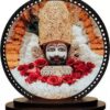 Khatu Shyam Idol for Car Dashboard Acrylic Antic Round murti Idol for Home Gift Item & Statue for Temple Pooja Home Decor Office Study Table Holy Statue Decorative Showpiece Figurine