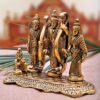 Metal Ram Darbar Idol Lord Rama Laxman And Sita Statue For Temple Ram Darbar Murti For Pooja