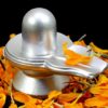Silver Steel Shivling Idol