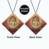 Yaya Cafe Religious Gifts Acrylic Car Hanging Accessories Lord Hanuman Ramayana Printed for Good Luck Interior Decoration