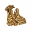 Version 1.0.0 Brass Lakshmi Vishnu Idol Statue 7 Inches Religious Deity Home Decor