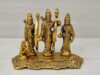 Brass Ram Darbar Idol Lord Rama Laxman and Sita Statue for Temple Ram Darbar Murti for Pooja