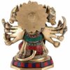 Panchmukhi Hanuman Idol - 7 Inch Brass Religious Home Decor for Office Mandir Puja