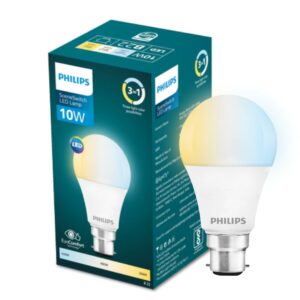 10-watt LED Bulb | 3 Colors in 1 LED Bulb | Scene Switch Bulb for Home & Decoration | Color: Tunable White, Pack of 1