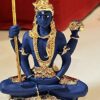 Shiv Idol Blue Statue for Car Dashboard, Mandir Pooja Murti, Temple Puja, Home Decor, Office Table Showpiece