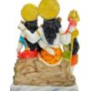 Mrable Dust Lord Shiv Parivar Family Murti Statue Shiva Parivar Idol for Home Pooja Temple Office Decor Idol 11 Inch