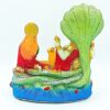 Vishnu Laxmi Narayan Idol in Sheshnag, Unbreakable, 19cm, Multicolour