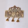 Wall Hanging Tirupati Balaji Symbol Shankh Chakra Tilak with Hanuman ji and garud Statue Gold Plating Antique Decorative for Home & Office Table Showpiece Figurines,R