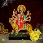 Goddess Durga Idol Statue for Puja, Resin, 12 inches, Decorative Showpiece
