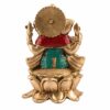 Brass Ganesh Statue (Size 9.5 x 6 Inches)