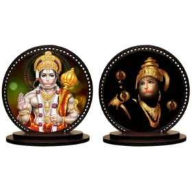 Hanuman/Bajrangbali Car Dashboard Idol Combo (Set of 2) Showpiece/Figurine