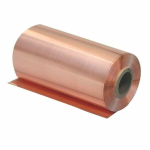 AVIATION METAL & ALLOYS 99.9% Pure Copper Sheet Foil for Experiments, Art Crafts, Crafting, Embossing, Vastu, Baby Toys, Designing (0.05mm Thick, 100mm X 1000mm Long)
