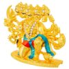 5 Faced Panchmukhi Hanuman Idol Metal Statue for Home Decor, Car Dashboard, Mandir Pooja, Temple, Office Table Showpiece