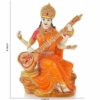 Goddess Saraswati Maa Idol Marble Dust Goddess Sarasvati Murti Figurine Devi Maa Saraswati Statue